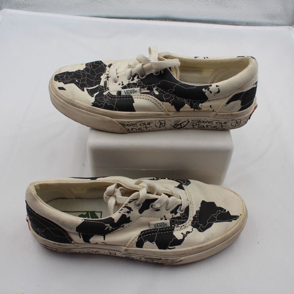 Size 5.5 - Save Our Planet x Vans Era White Black